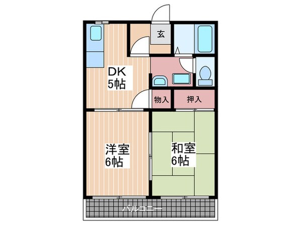 シャンテ西山本の物件間取画像